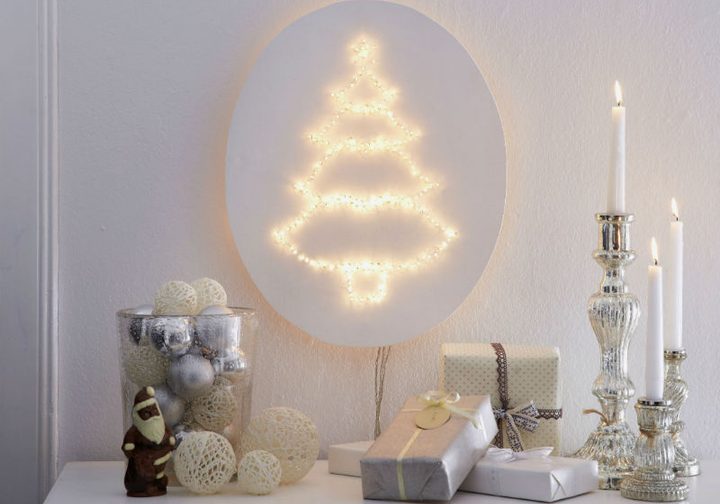 Świąteczna lampa ścienna