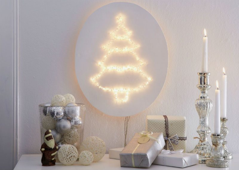 Świąteczna lampa ścienna