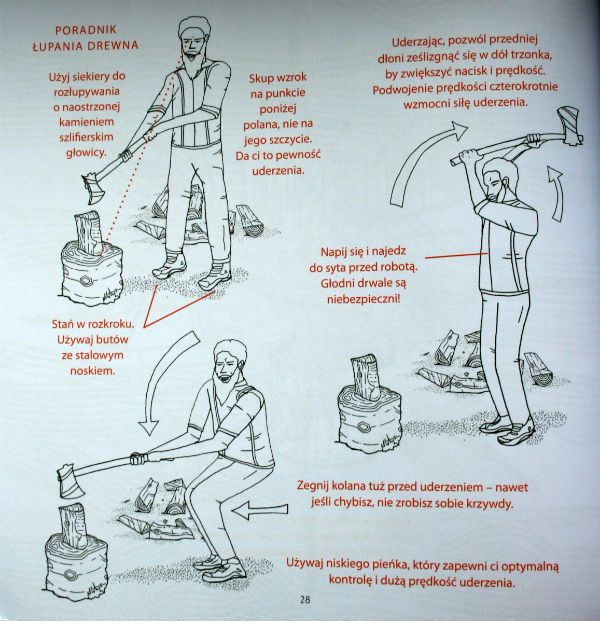 Porąb i spal - activity book