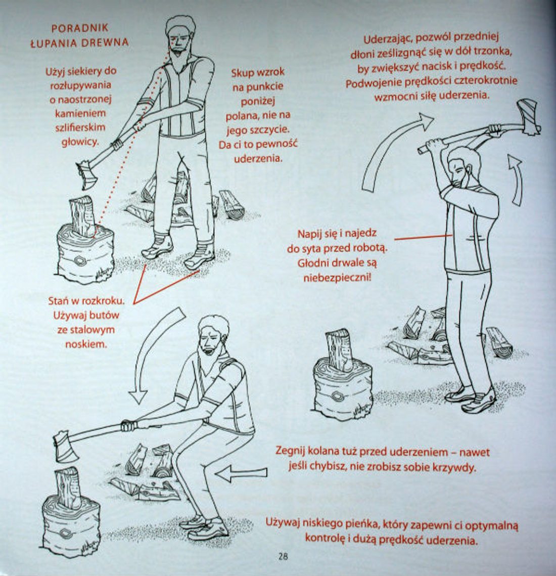 Porąb i spal - activity book