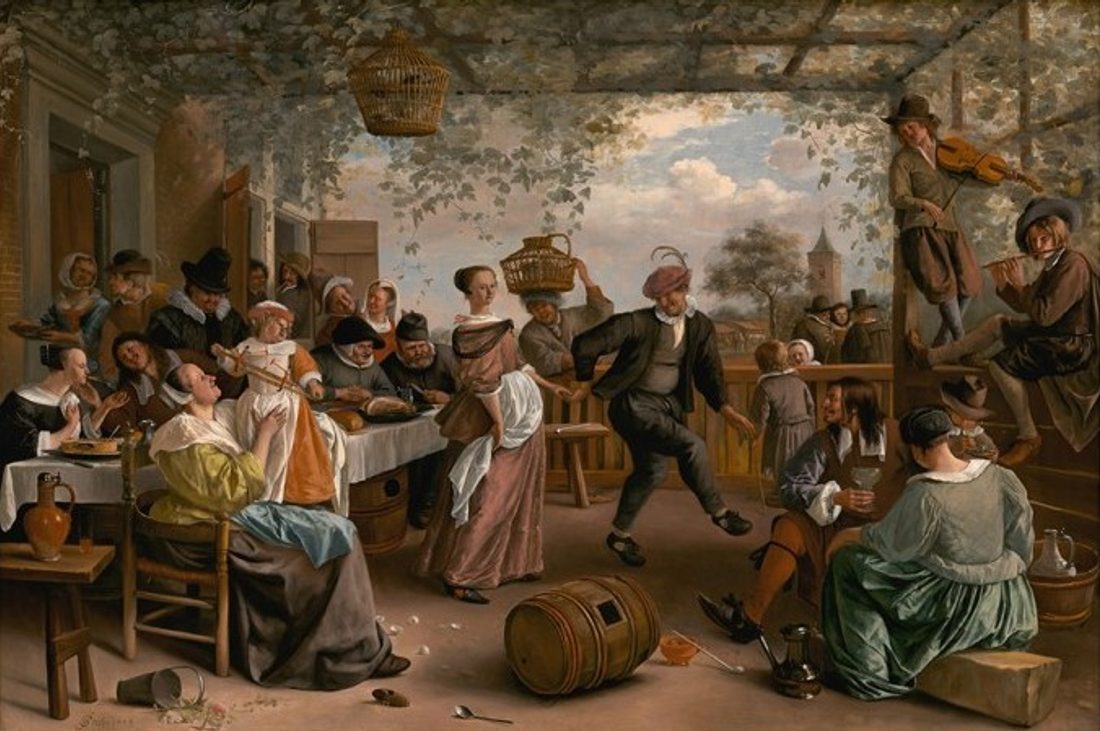 reprodukcja-obrazu-jan-steen-tanczaca-para-obraz-na-plotnie-canvas