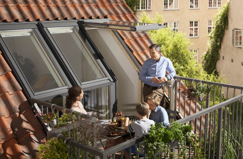 balkon na każdym poddaszu