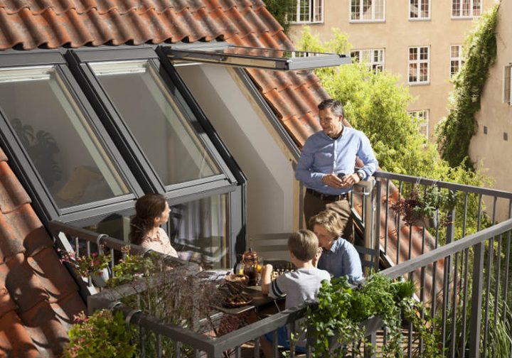 balkon na każdym poddaszu