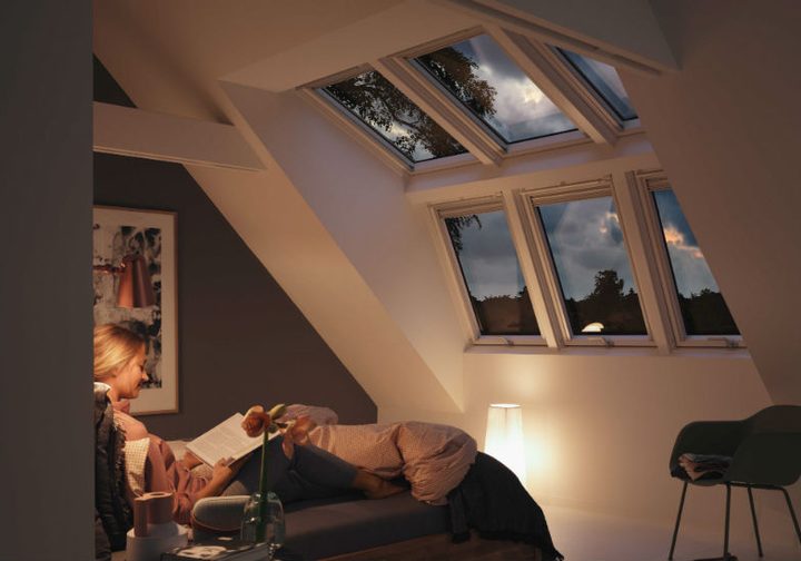 Jeszcze więcej przestrzeni na poddaszu – lukarna VELUX