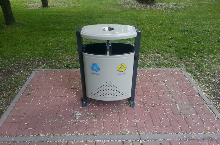 atrakcyjne kosze w przestrzeni publicznje