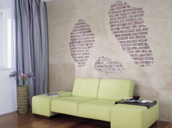 Ściana jak w lofcie DIY Majster