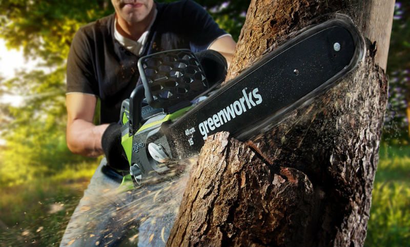 Jak używać pilarki - Greenworks