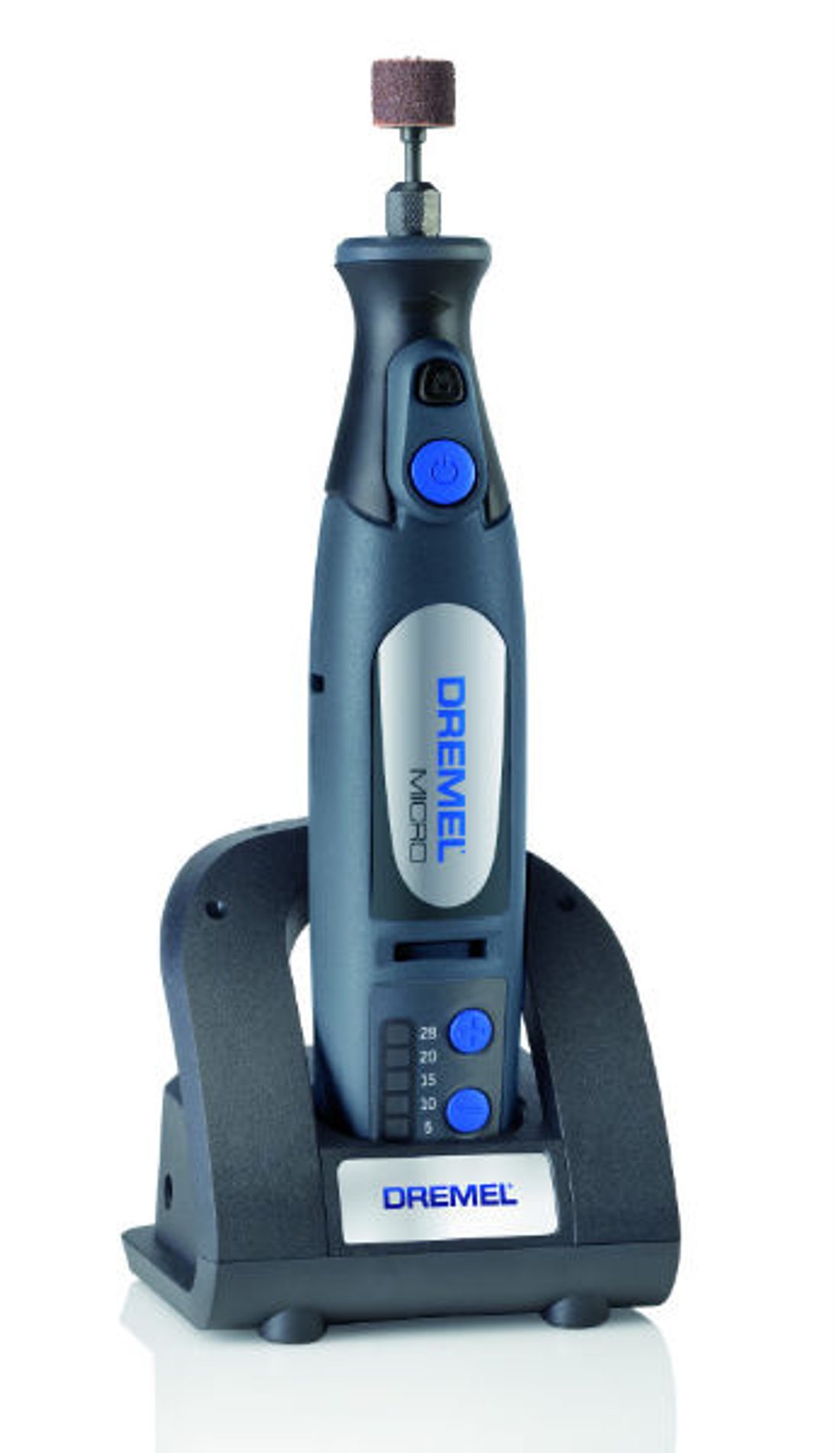 Dremel Micro w stacji dokującej. Fot. Dremel