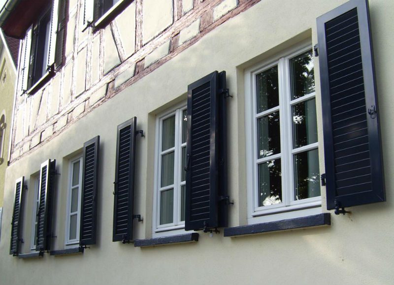 Okiennice aluminiowe harmonijkowe. Fot. Baier.pl