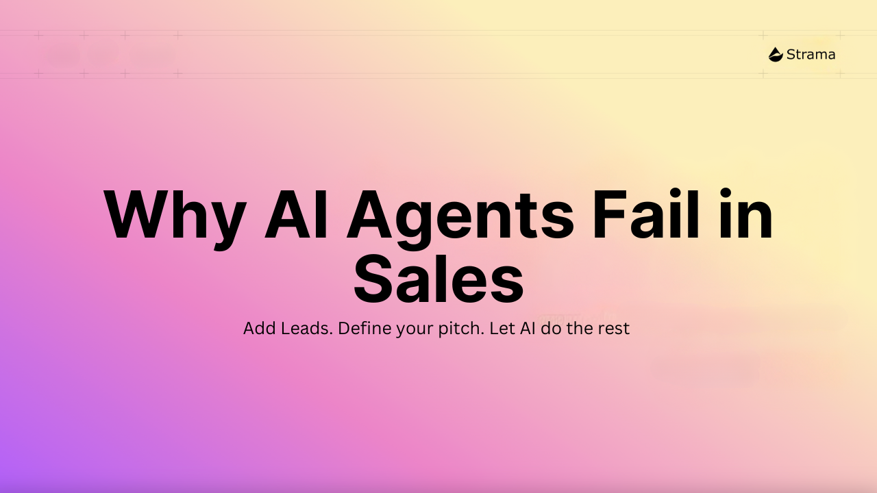 AI agents failing in sales tasks