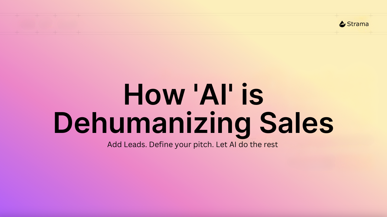 AI Dehumanizing Sales