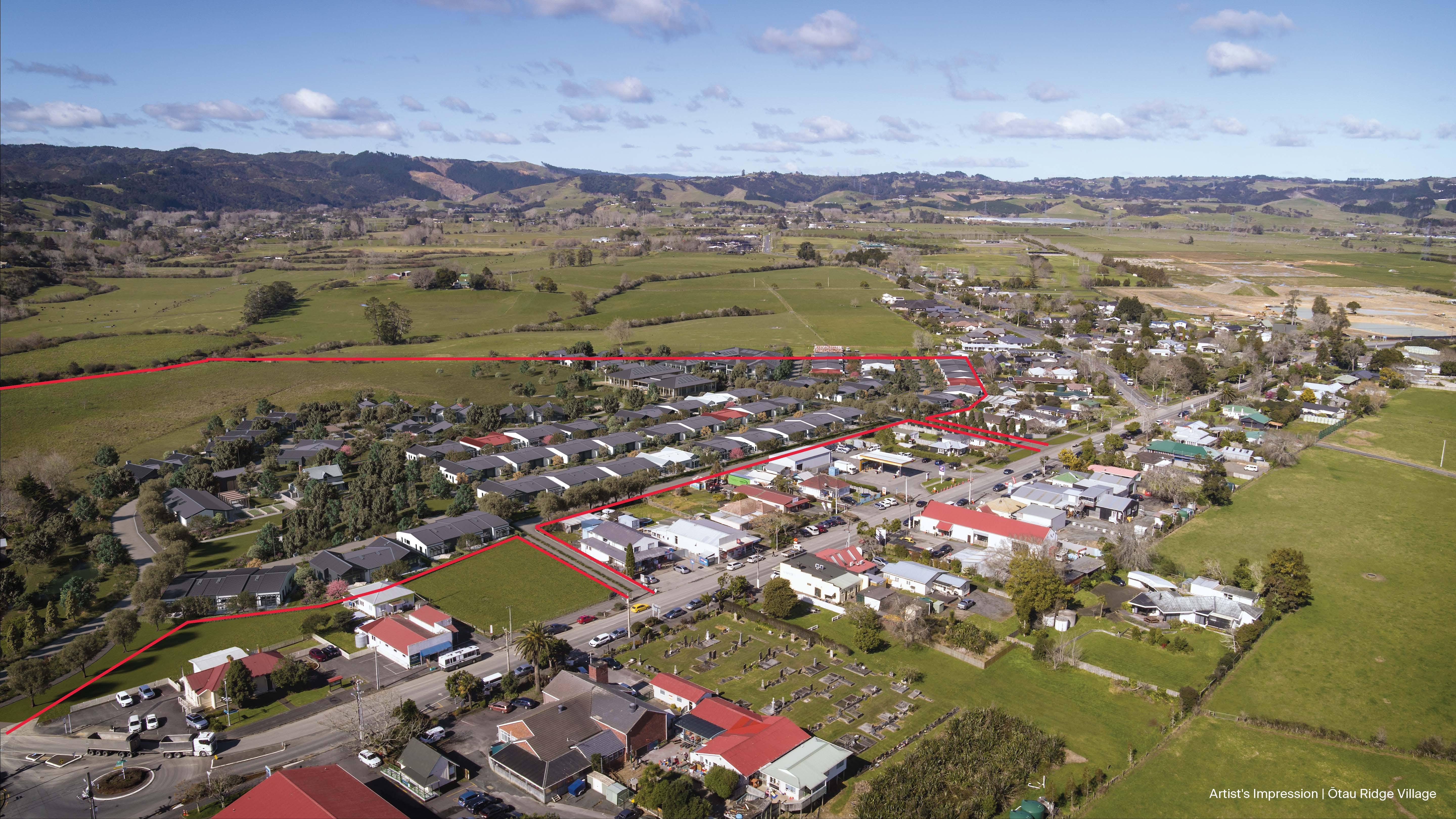 Future village - artist impression