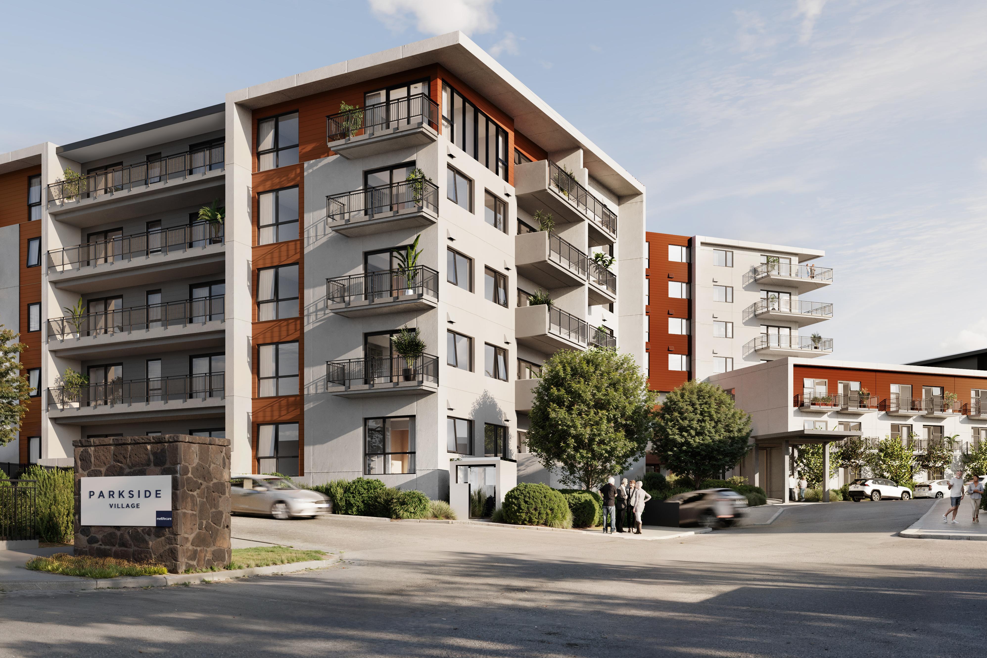 Parkside Village new apartment building