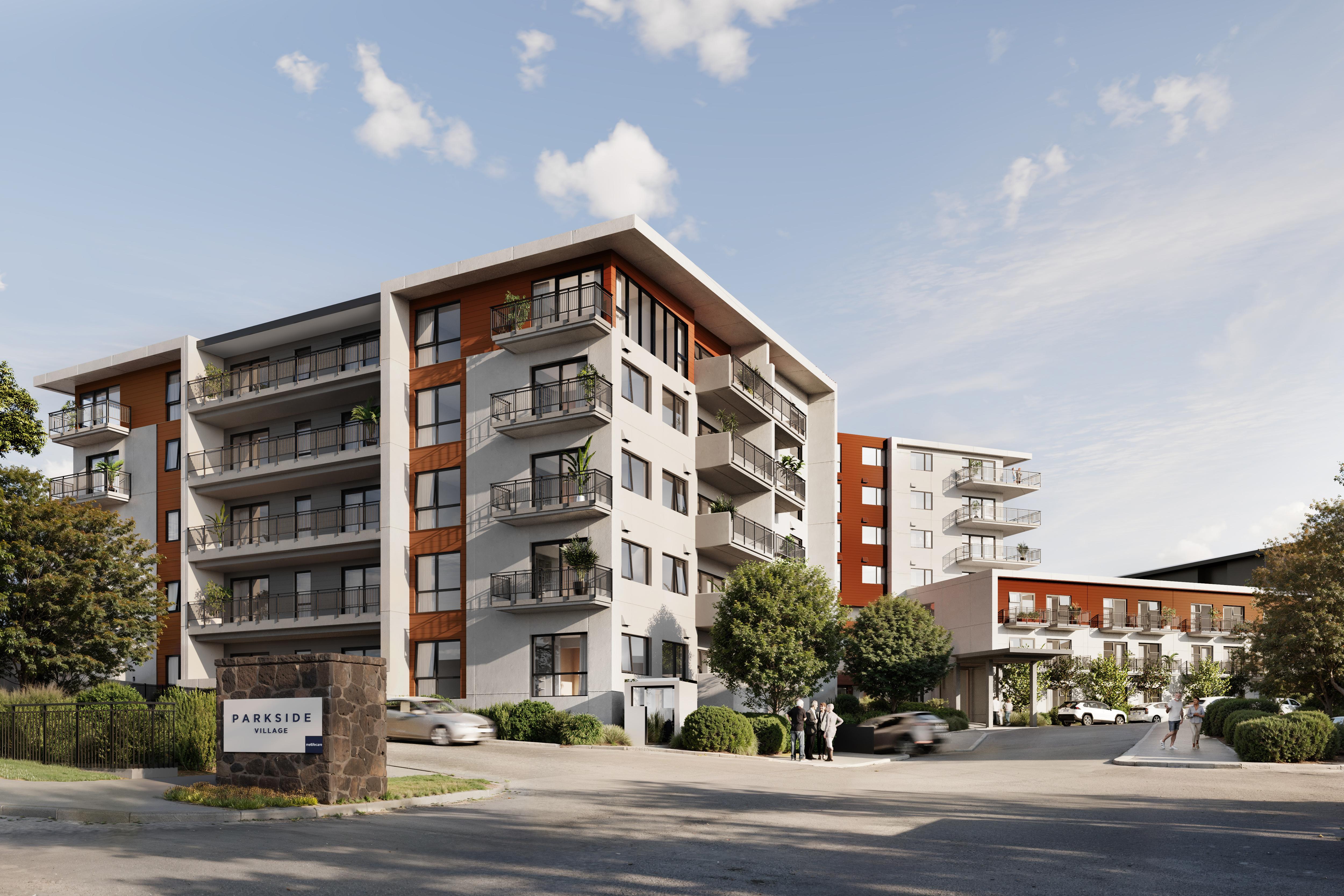 Parkside Village new apartment building
