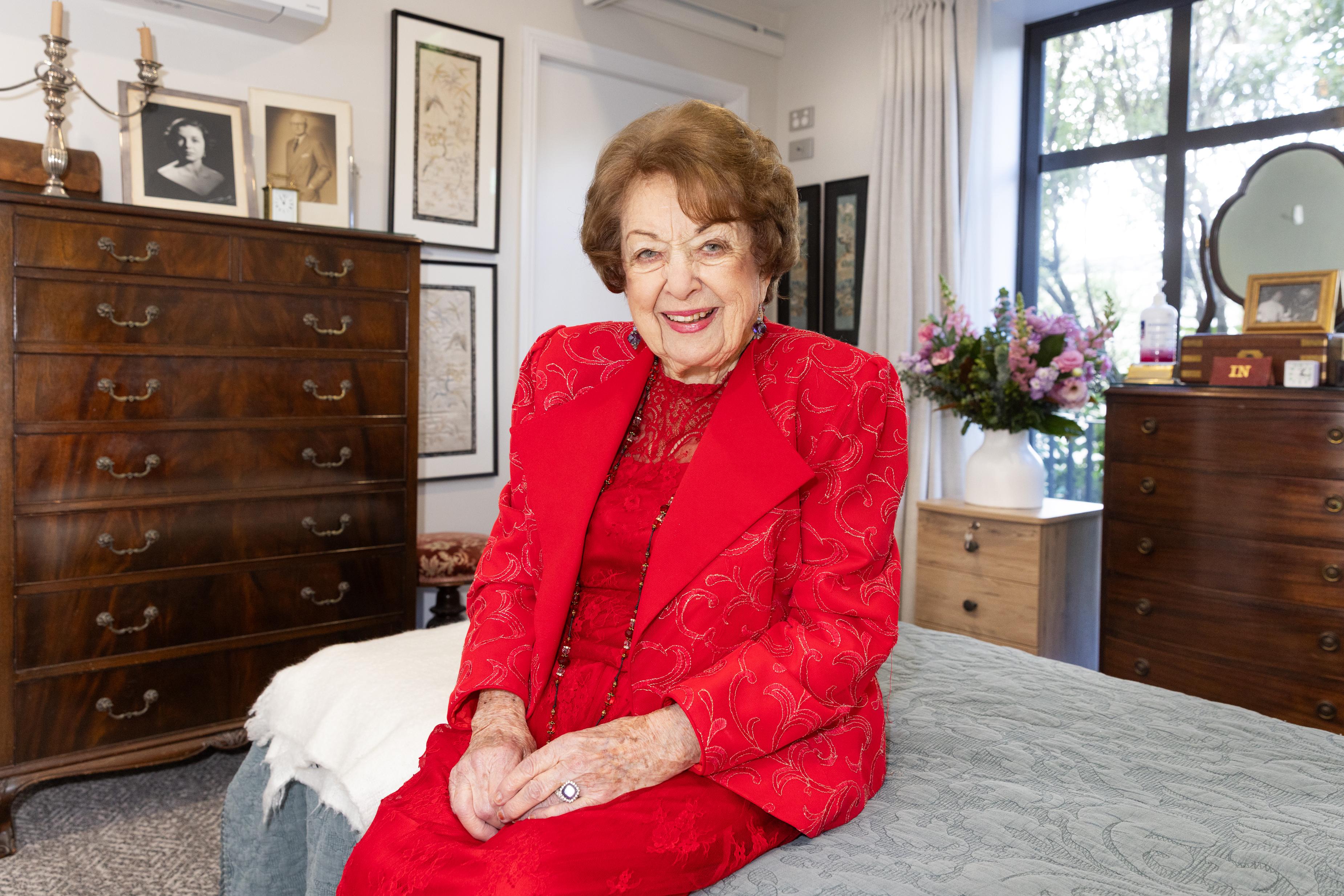 Joan-Mary Longcroft in her 7 Saint Vincent home