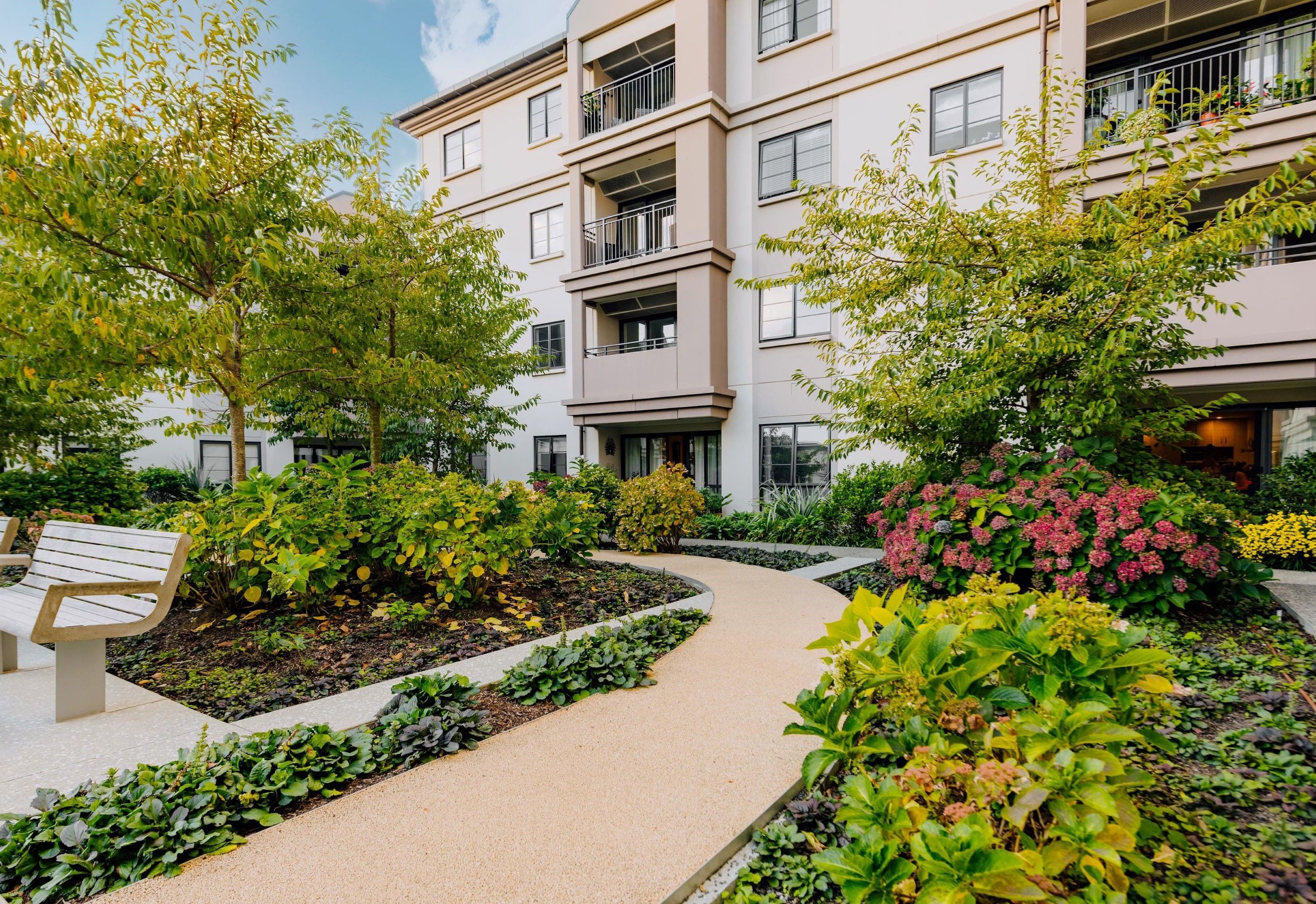 Village gardens at The Poynton