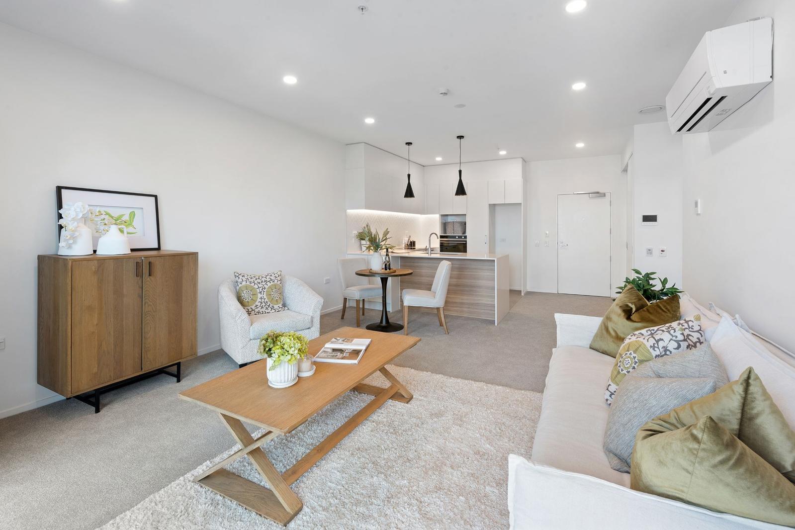 Living, dining & kitchen