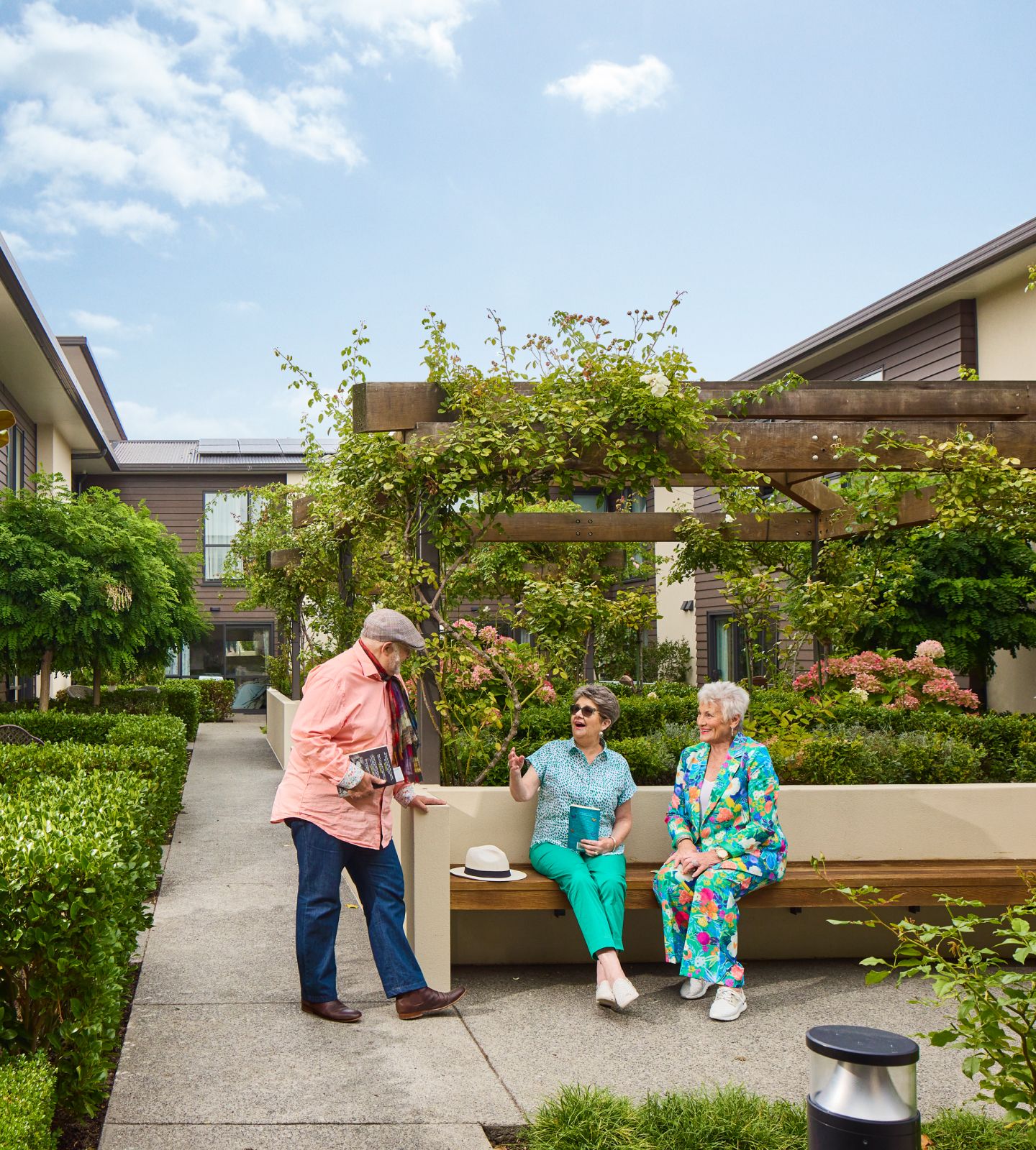 Village courtyard