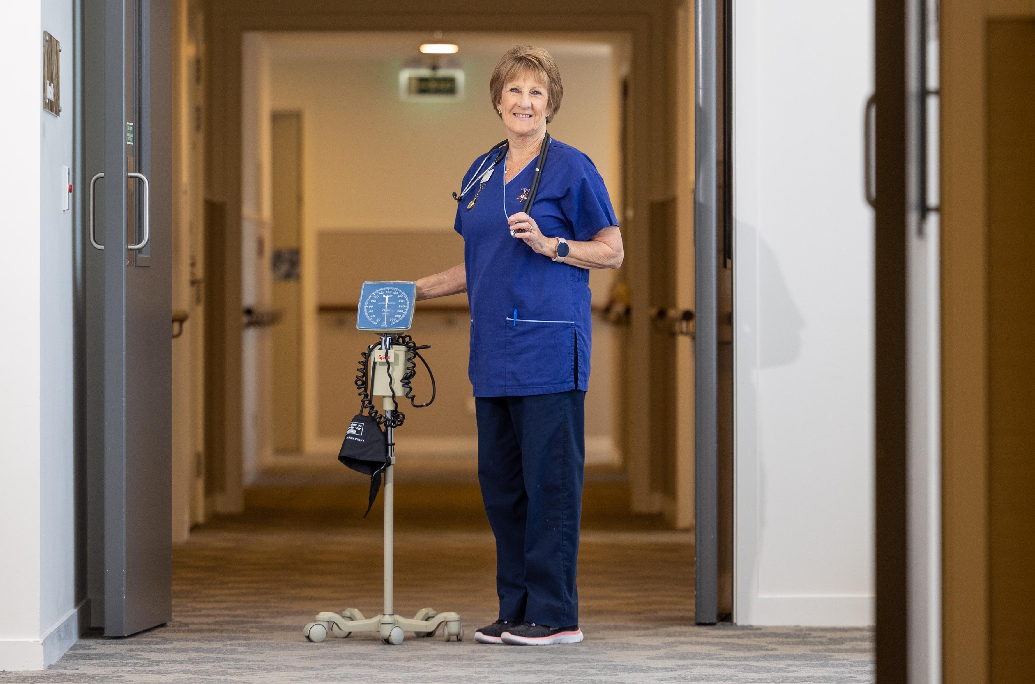 Lyn Perry on the job!