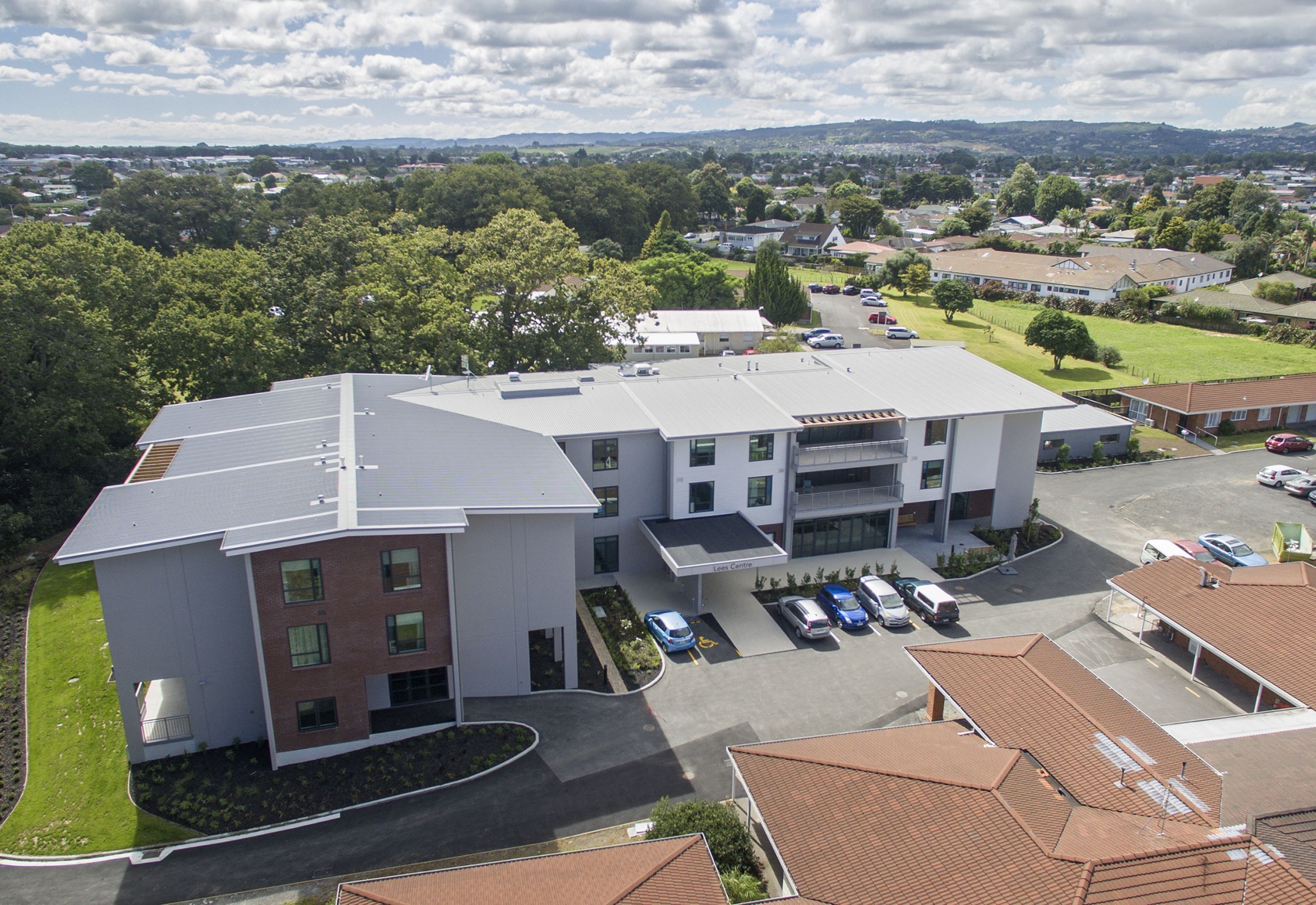 Aerial view of Papakura Oaks 