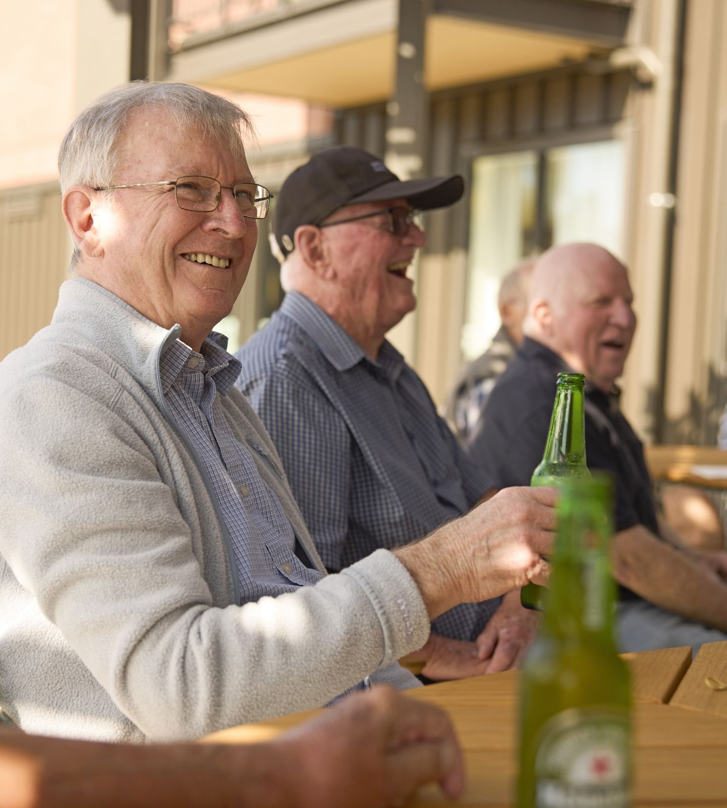 Residents drinking 