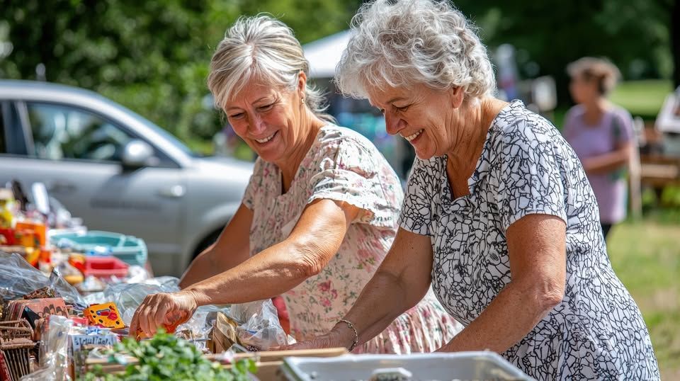 Ladies at market day