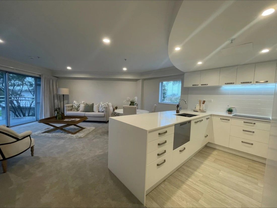 Living and kitchen