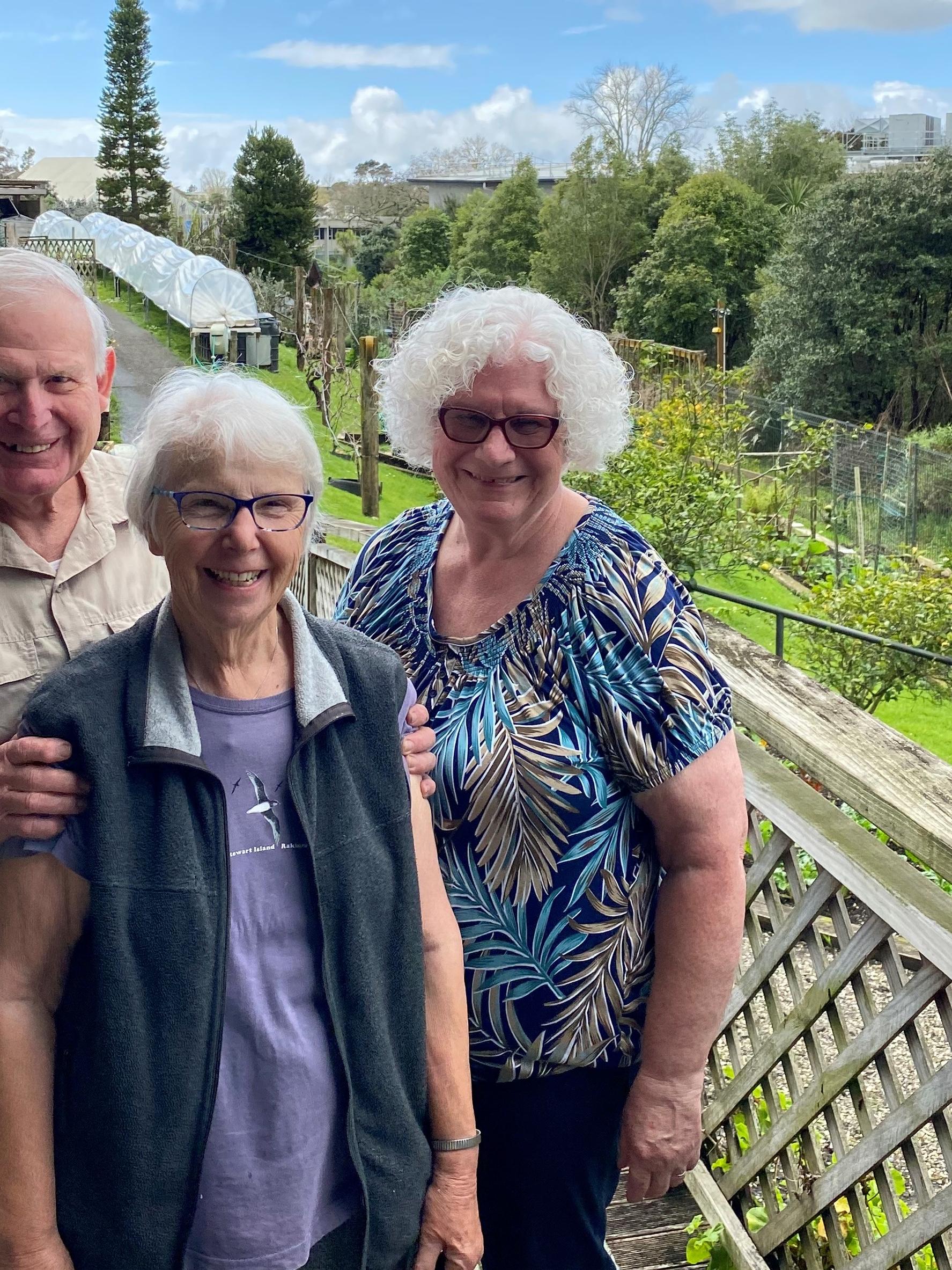Arthur Berman, Margaret Bol and Jeanne Foster