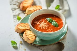 Soup and bread