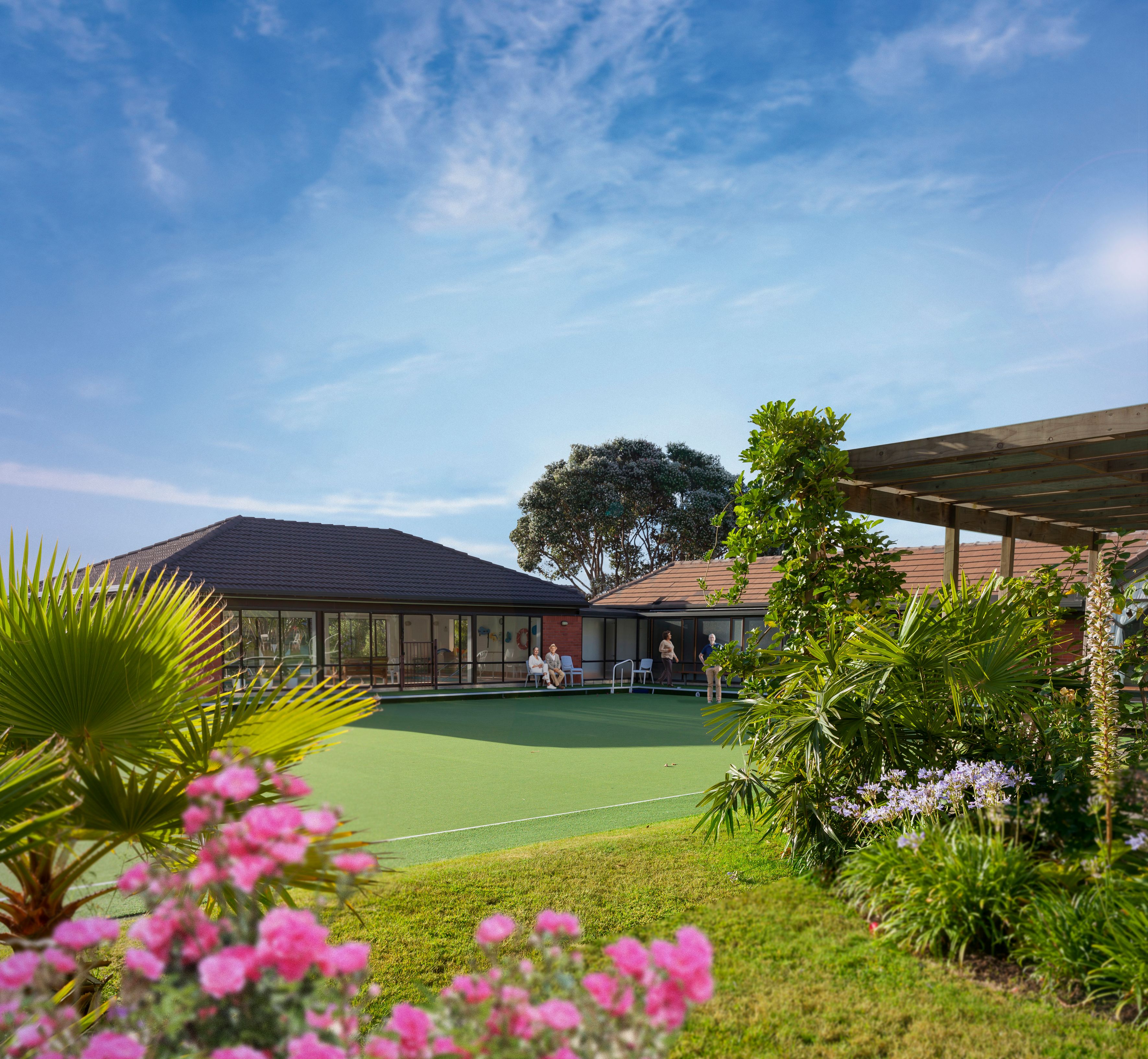 Bowling green at Highlands Village