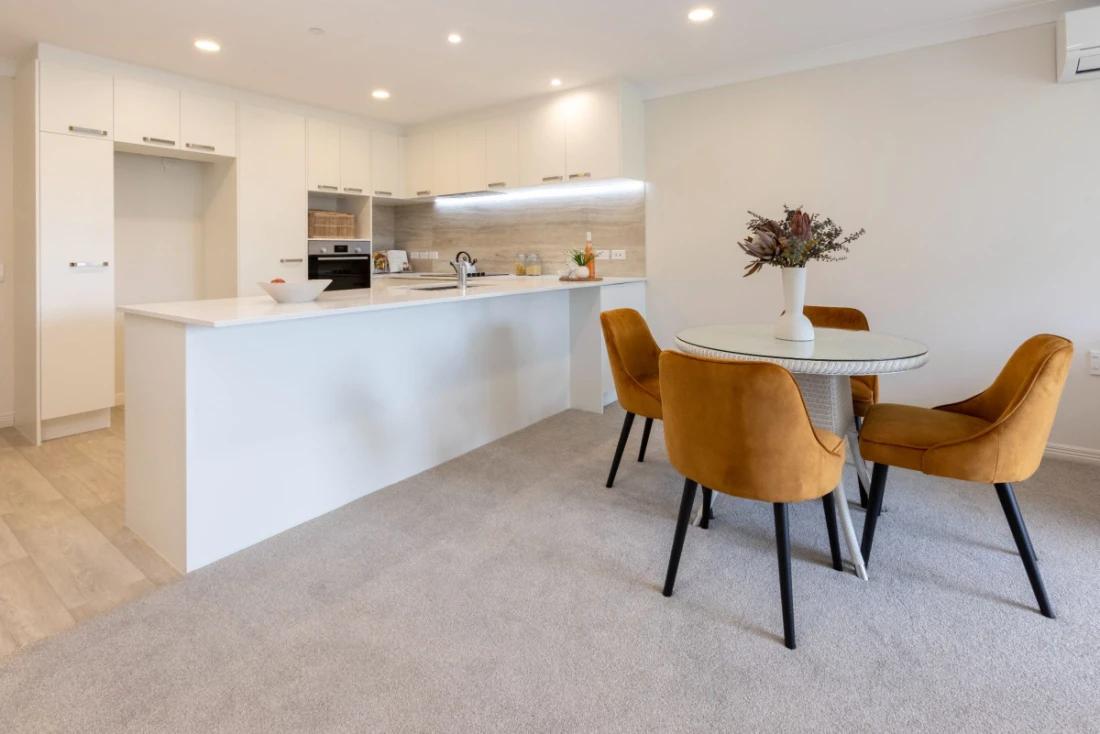 Kitchen and dining room