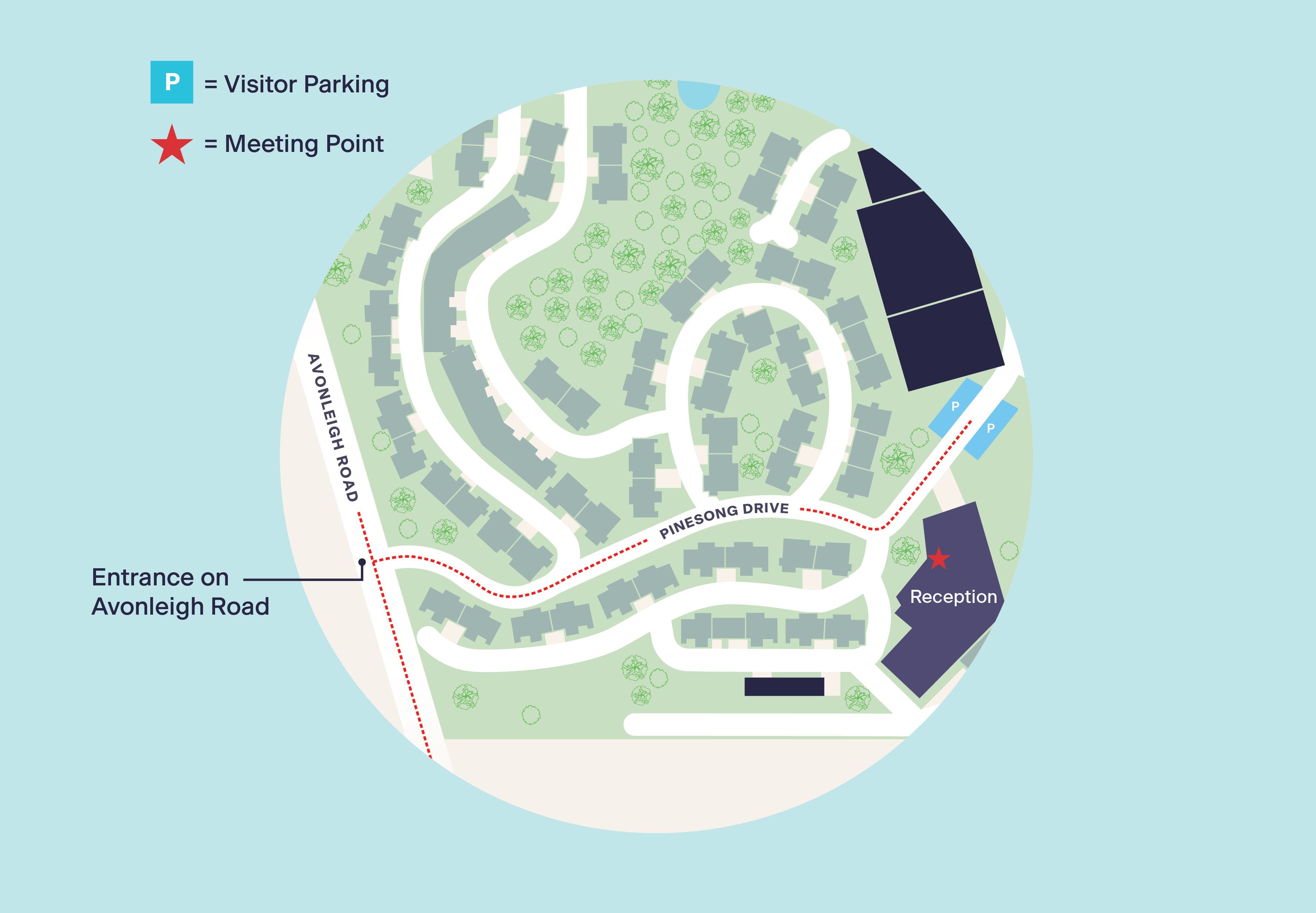 Pinesong Village Map