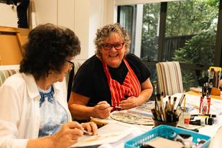 Activities and painting residents