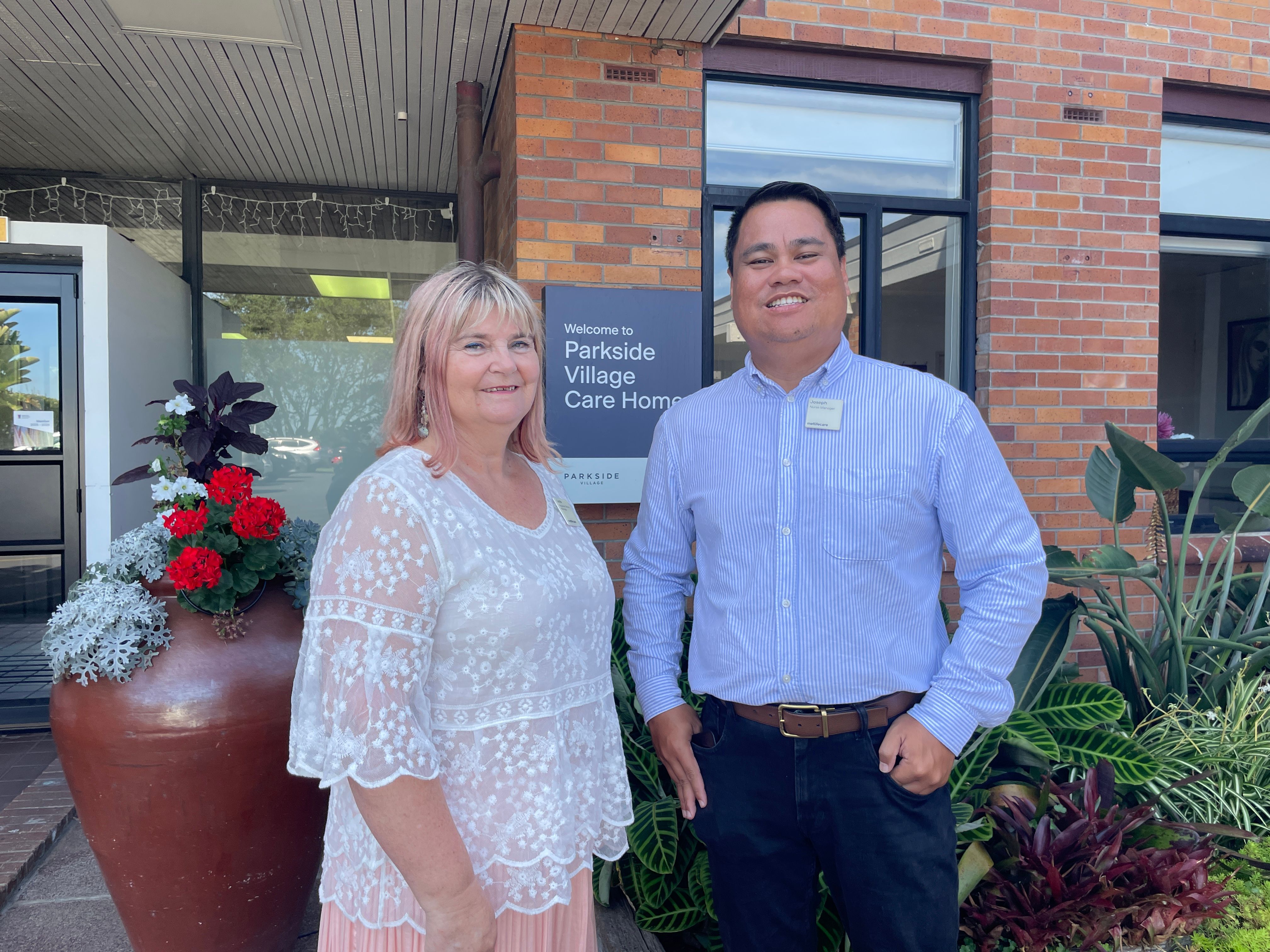 Regional Clinical Manager, Lucia Zidich and Nurse Manager, Joseph Ramos