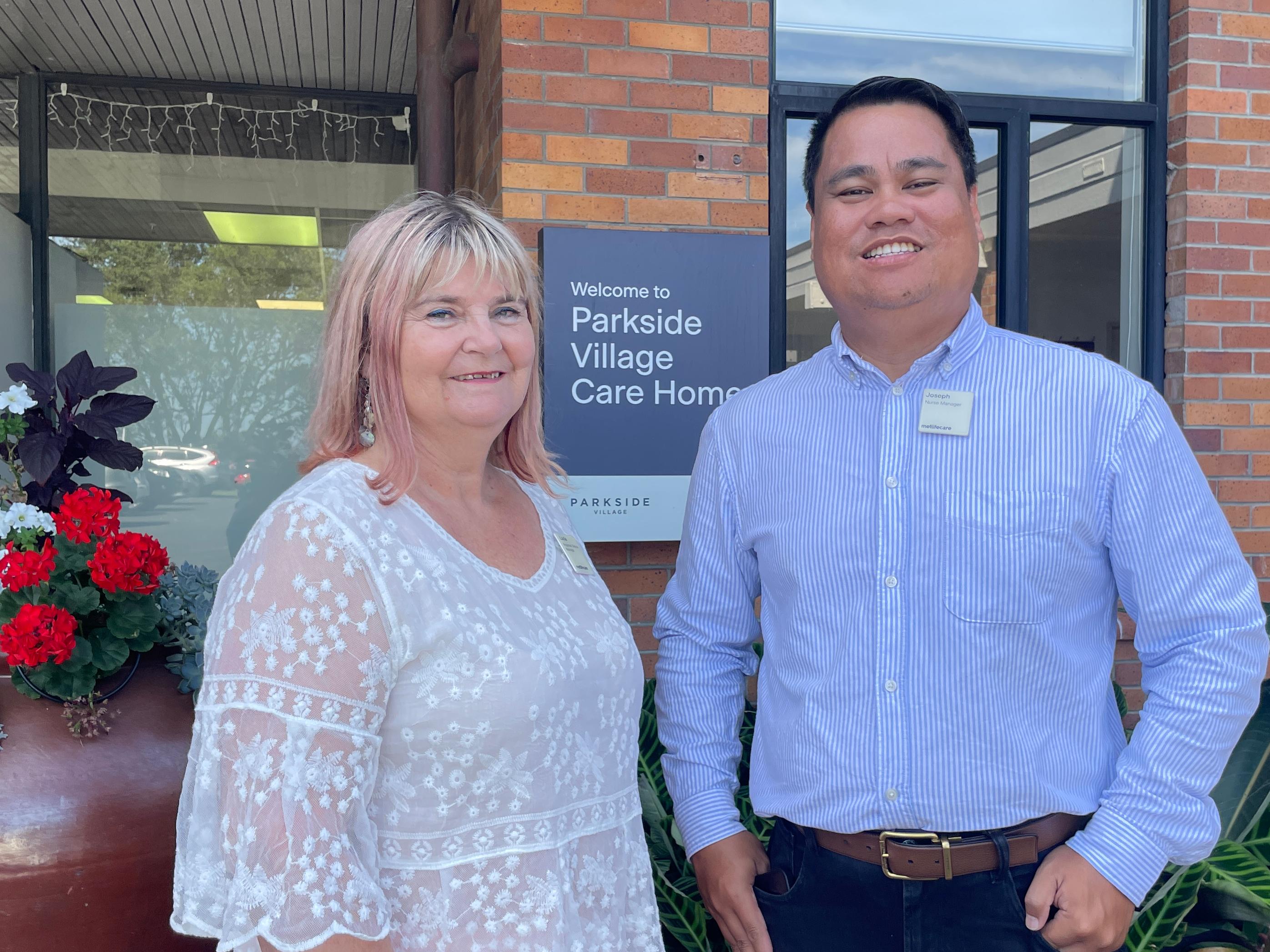 Regional Clinical Manager, Lucia Zidich and Nurse Manager, Joseph Ramos