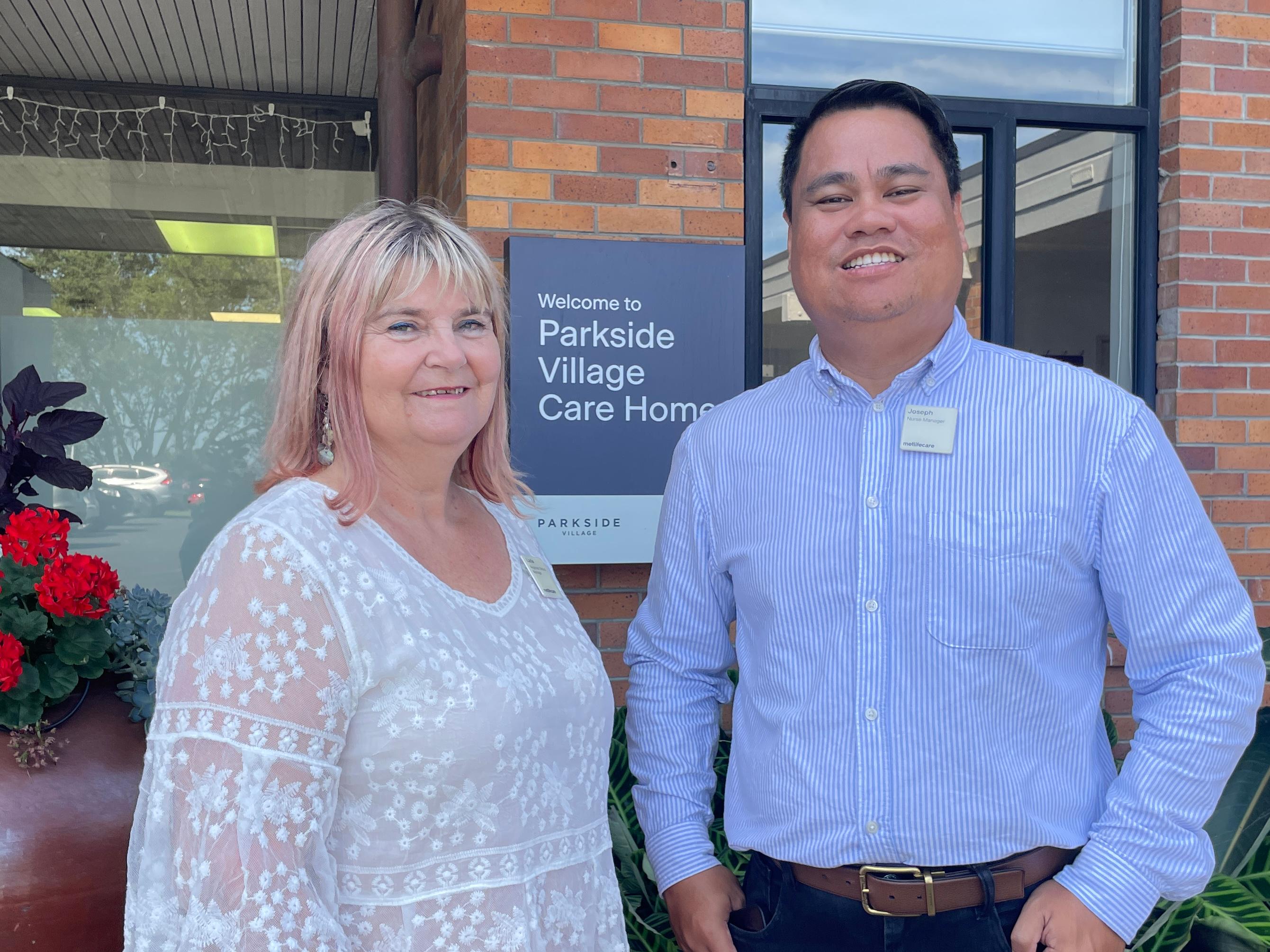 Regional Clinical Manager, Lucia Zidich and Nurse Manager, Joseph Ramos