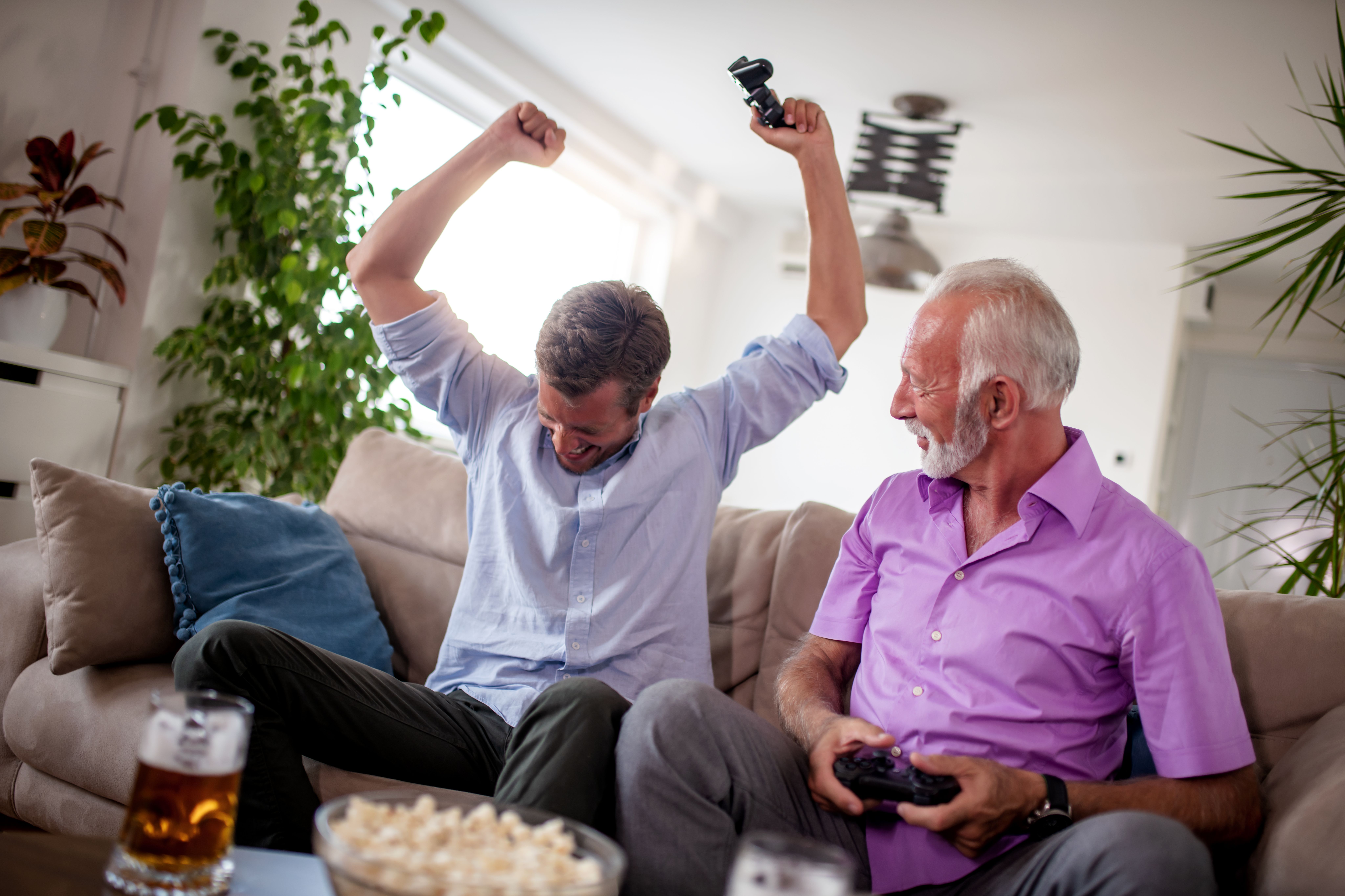 Playing Video Game