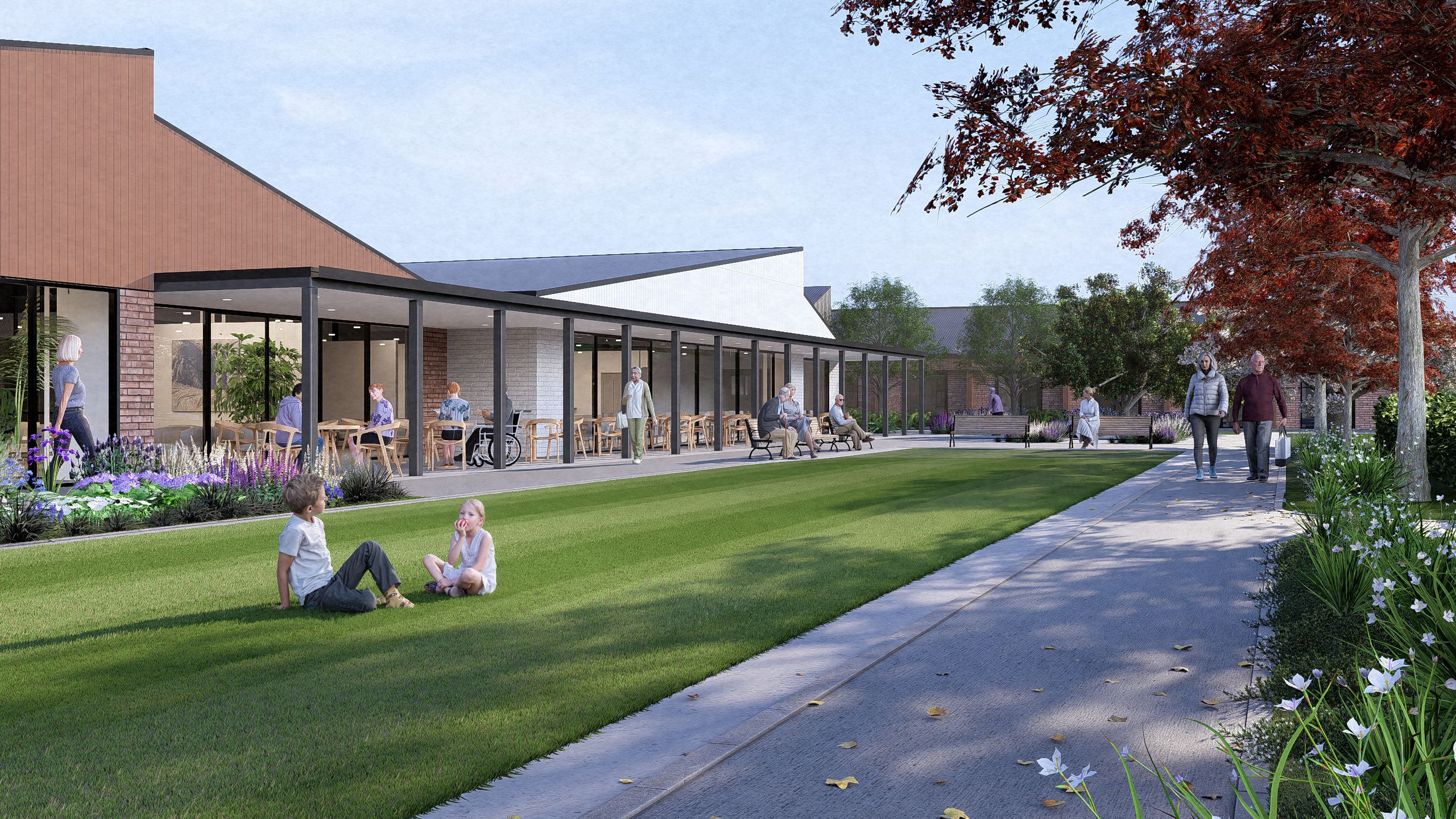 Artist's impression of the new Greenmeadow's Village