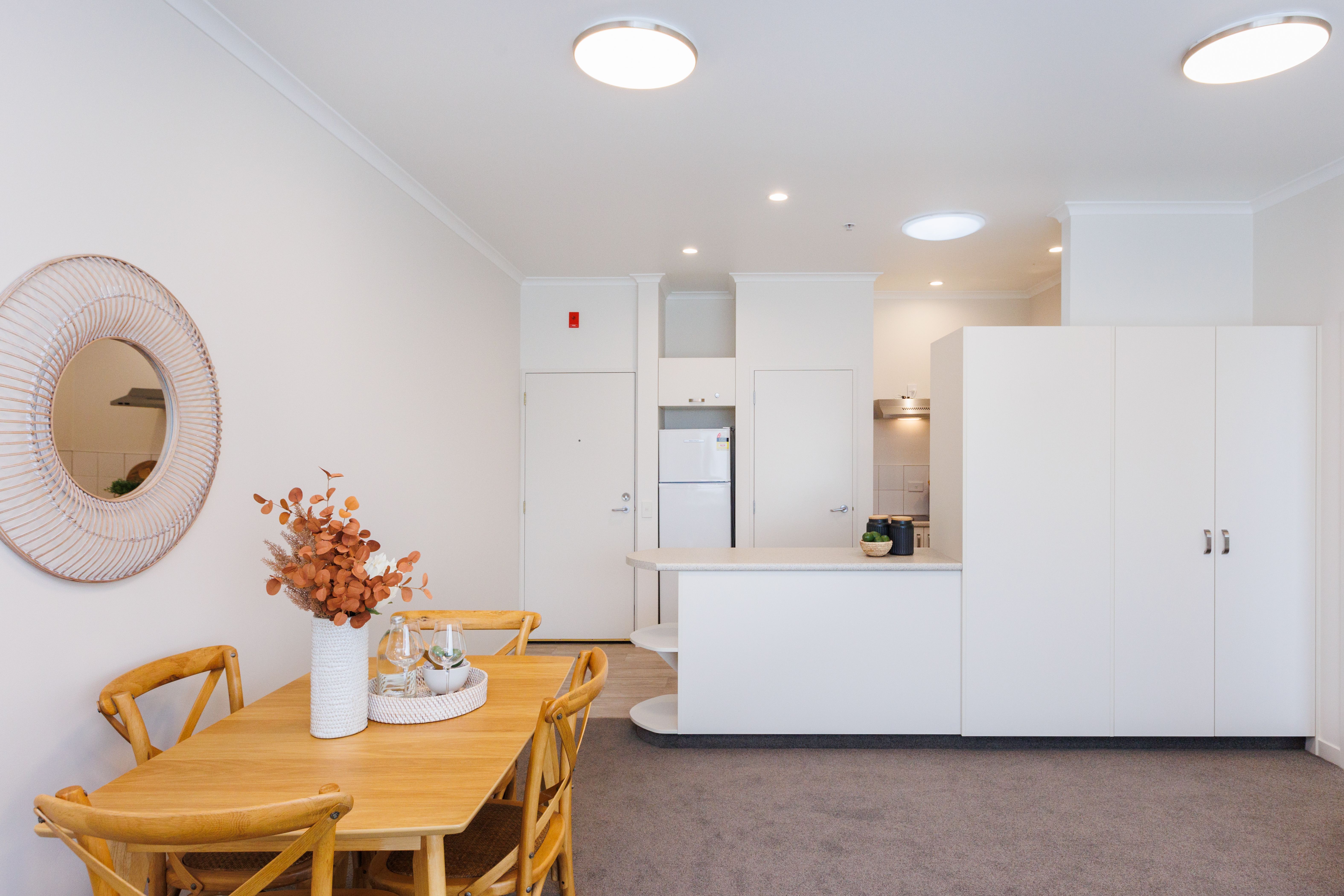 Dining and kitchenette