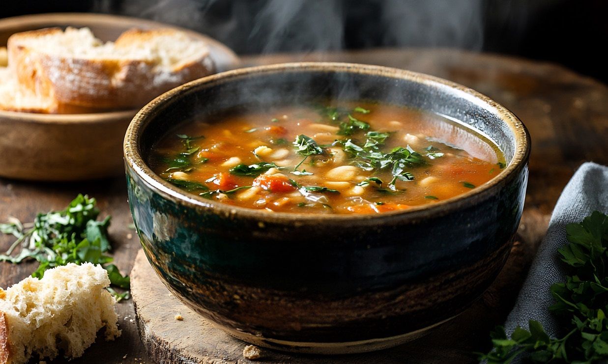 Warming bowl of soup