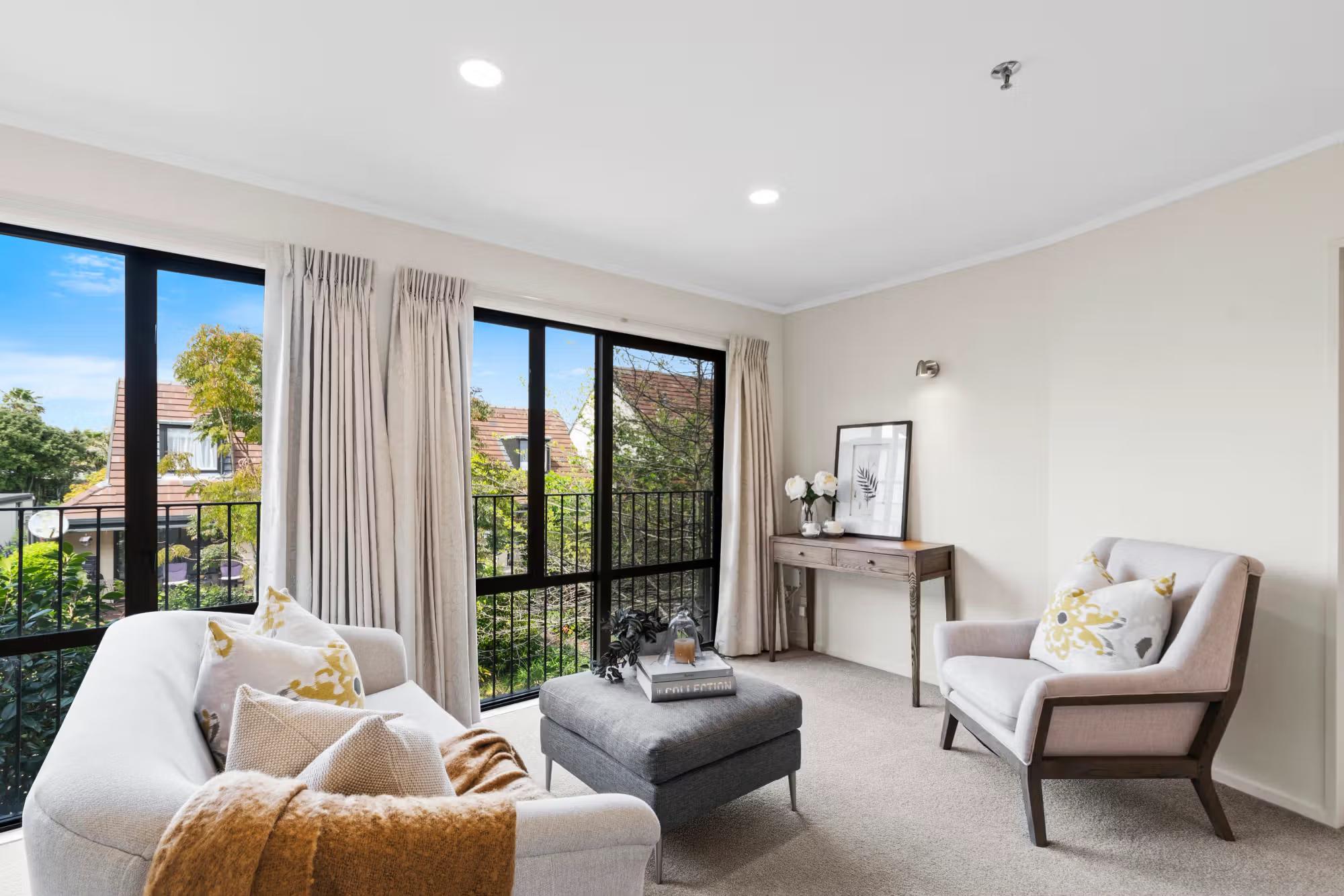 Serviced apartment lounge