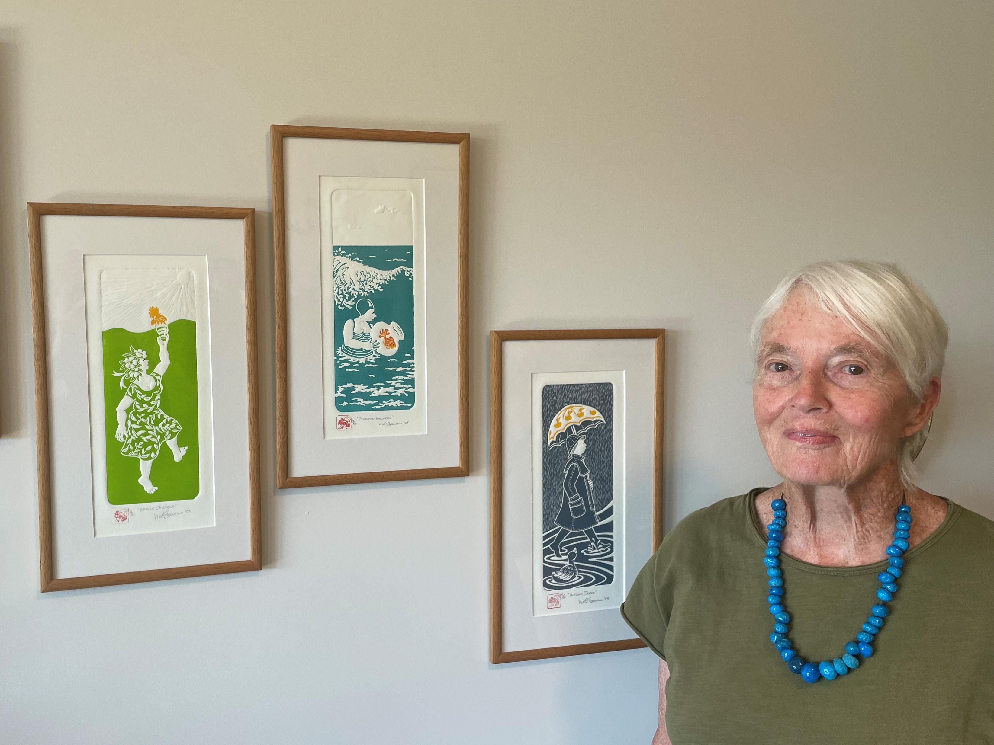 Oakridge Villas resident and artist Iris