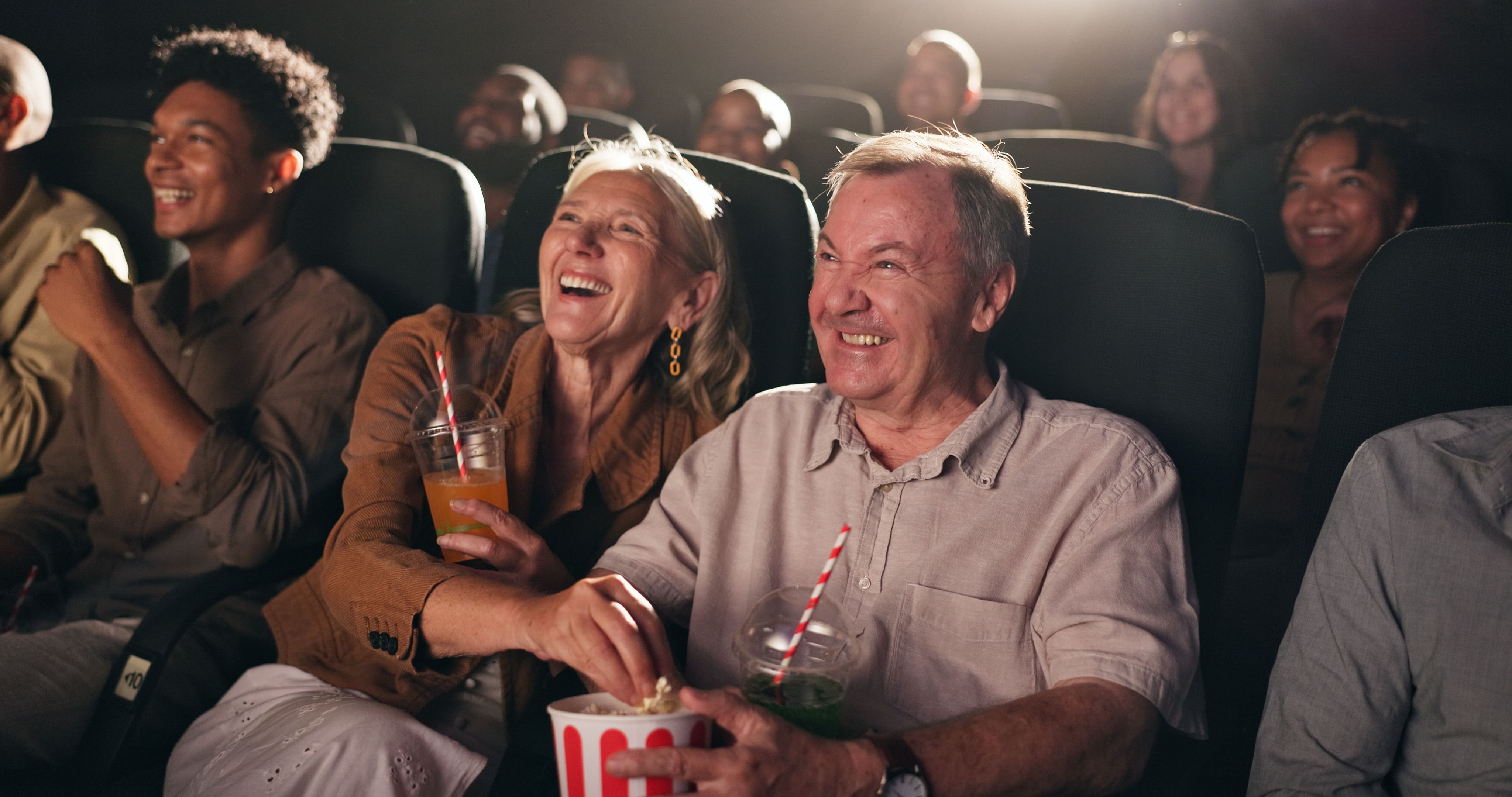 Couple at the movies