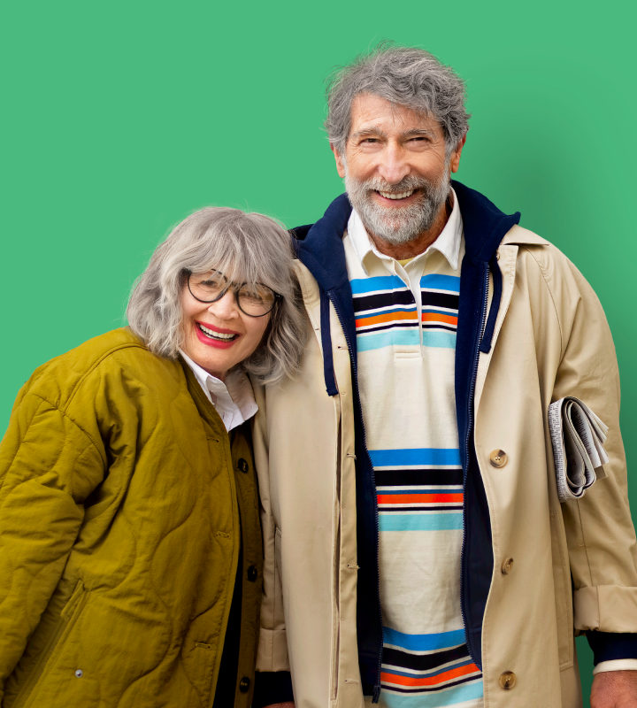 Resident couple on green
