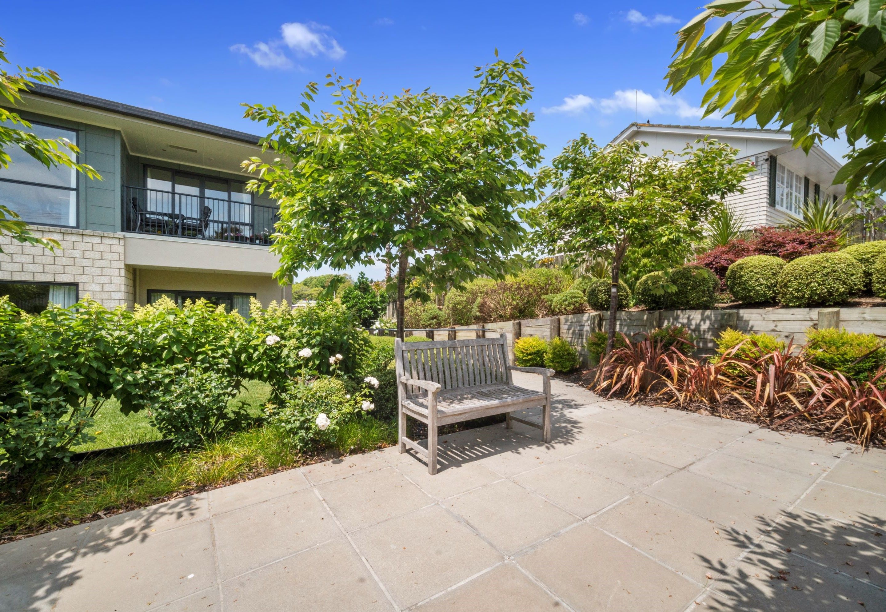 Garden area at The Orchards