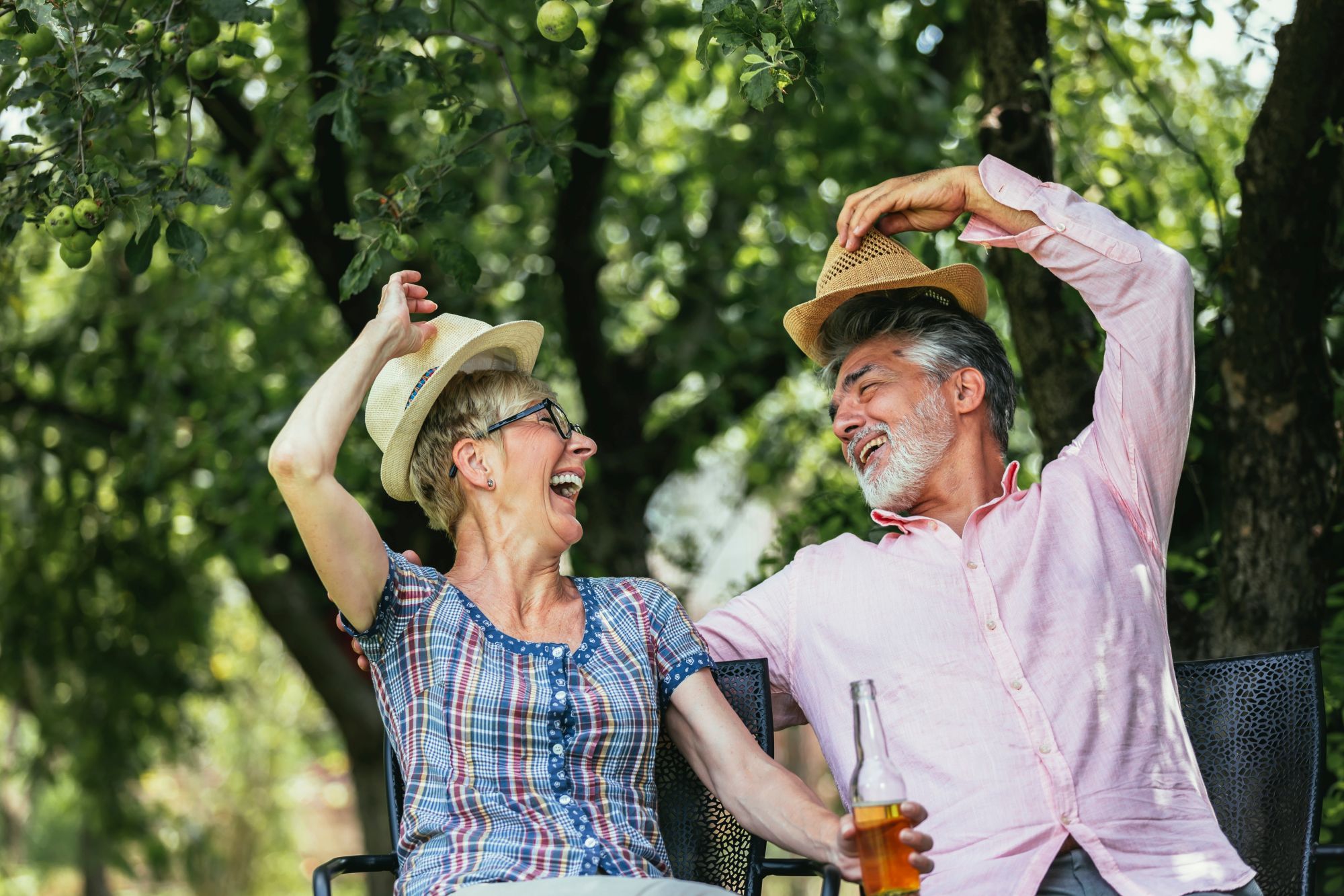 Country enjoying a country day