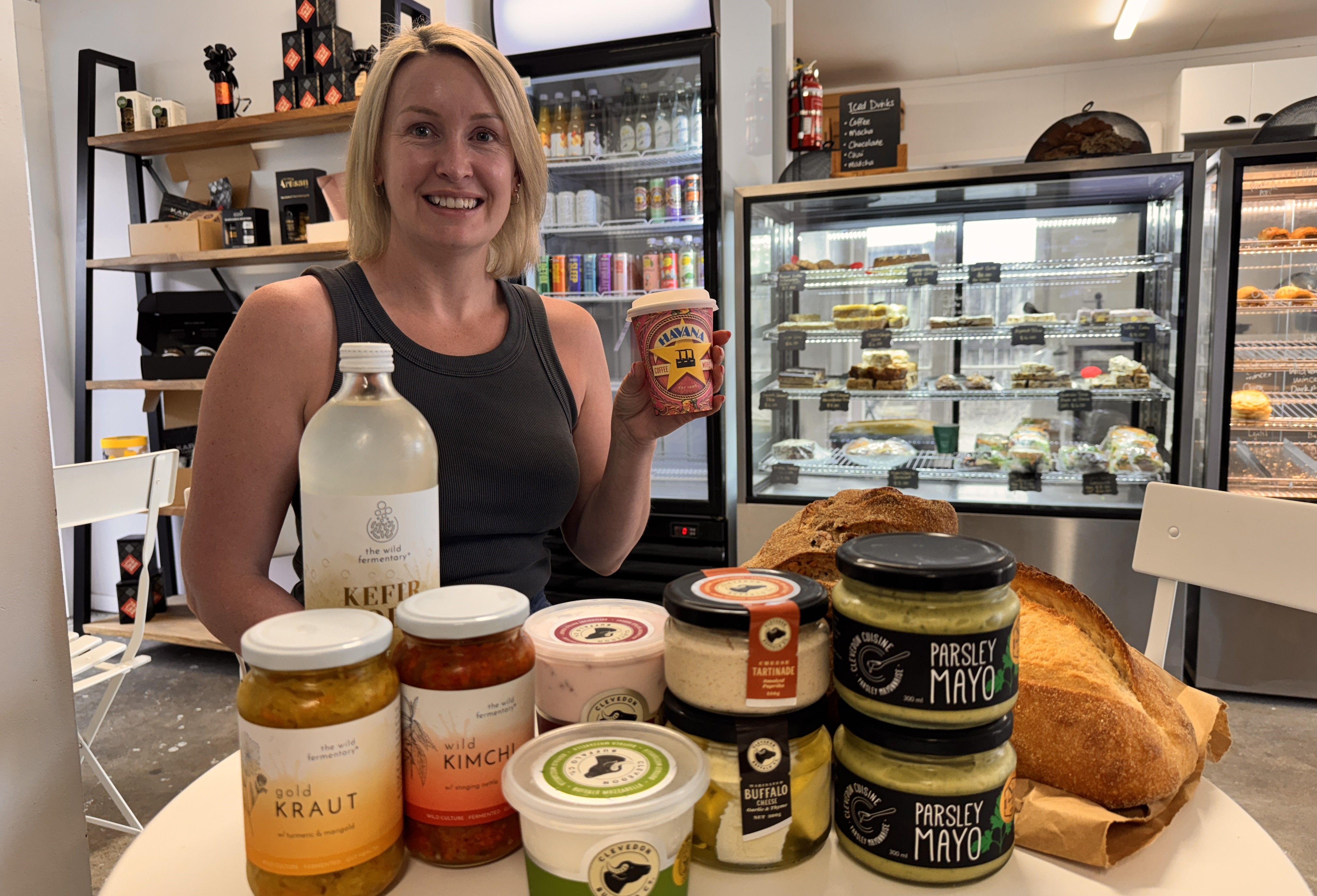 Clevedon Gourmet owner, Jenny Sinclair, supports local and New Zealand made products.