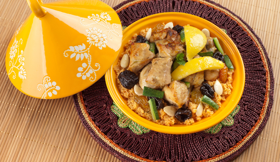 Moroccan style chicken stew