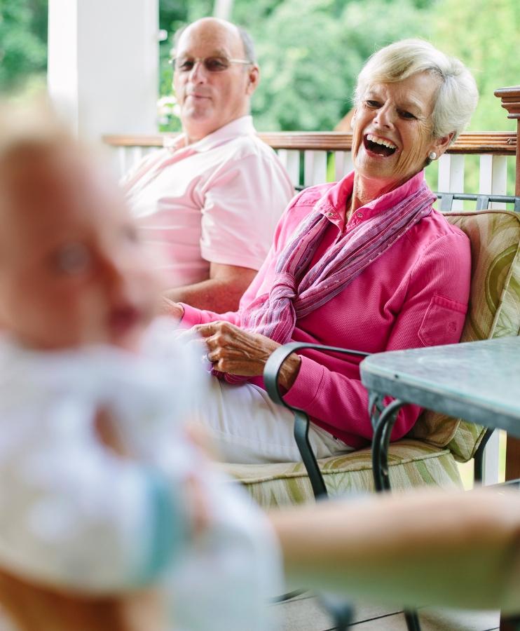 residents laughing