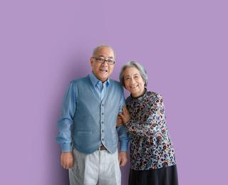 Happy residents